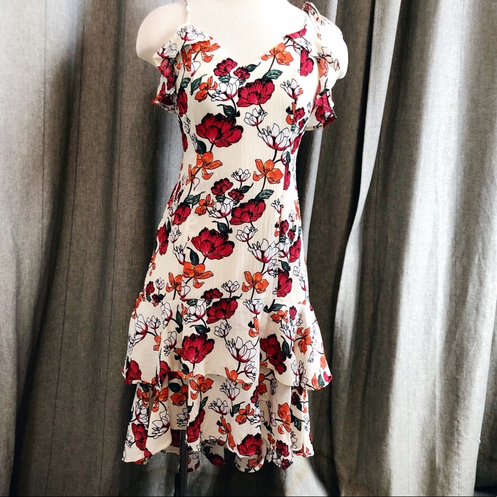 NWT Hayden Los Angeles Floral high low dress